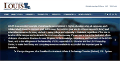 Desktop Screenshot of louislibraries.org